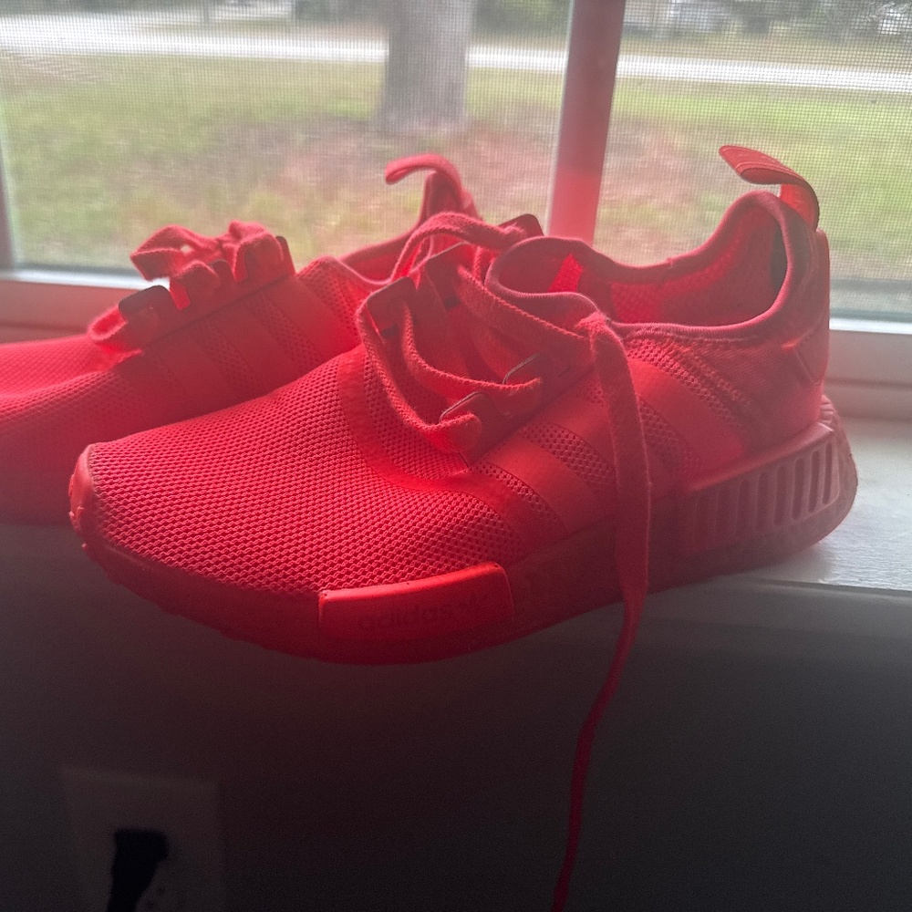 Adidas NMD R1 Sneakers (NWOT Women’s, Impact Orange)